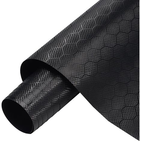 Film Changeur de Couleur de Carrosserie, Autocollant de Protection de Voiture Auto-adhésif DIY Décalcomanies Décoratives pour Carrosserie Enveloppe Autocollante pour Voiture Moto (Noir (45 x (1/5)