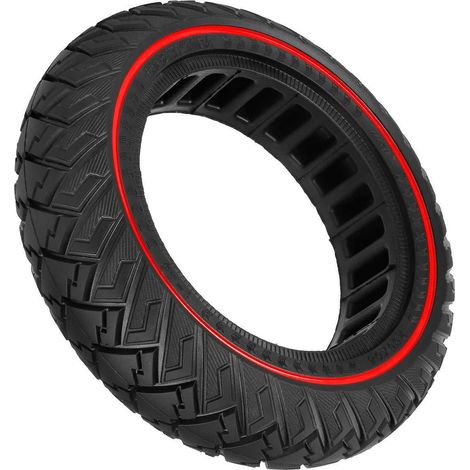 Pneu extérieur spécifique pour trottinette électrique 4Ultra, Ulip25064, bande rouge, pneu plein tout-terrain, accessoires (1/5)