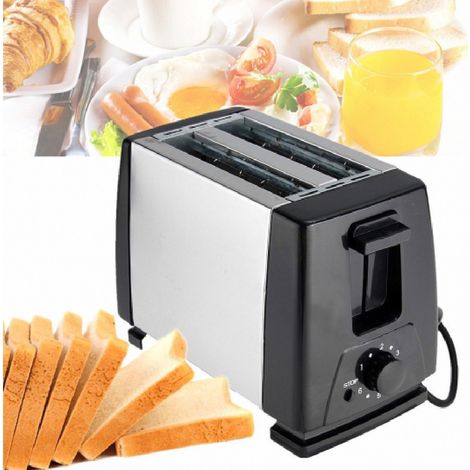 TRADE SHOP - Tostapane 750 Watt A 2 Posti Fette Pane 6 Livelli Di Velocità Per Toast Q-t159 - (1/5)
