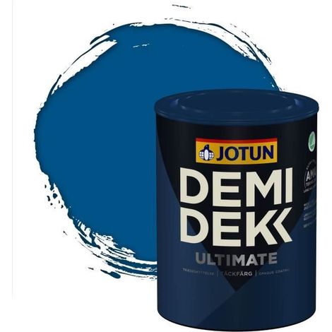Peinture Bois - DEMI DEKK ULTIMATE - Lasure Opaque Satinée - RAL 5005 - 0,75L (1/2)