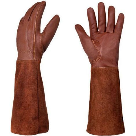 Gants de jardinage, gants à manchette longue, protection contre les épines et les piquants, taille M (42 cm). (1/5)