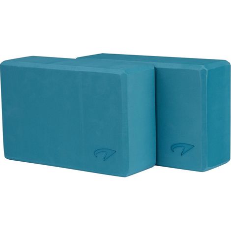 Yoga Block - Set mit 2 Stück - Türkis (1/5)