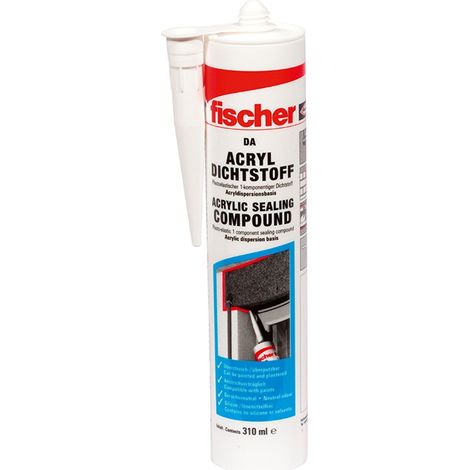 Fischer  Sigillante  acrilico  DA  310ml  marrone  -  53112 (1/3)