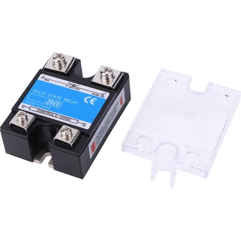 Relais statique monophasé BERM avec commande par optocoupleur haute performance, charge 0-10 V CC 0-250 V CA (BERM-25VD) (1/5)