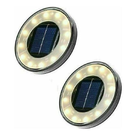 LED Solar Ground Light 2 Pack Motion Sensor Waterproof IP68 Outdoor Light Street Light Buried Light for Pathway Garden Patio Yard Lawn (1/4)