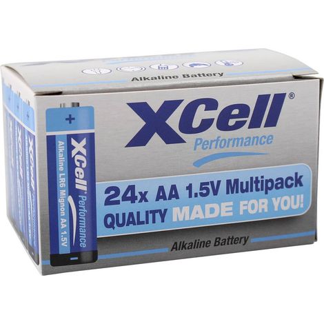 XCell Batteria Stilo (AA) Alcalina/manganese 1.5 V 24 pz.