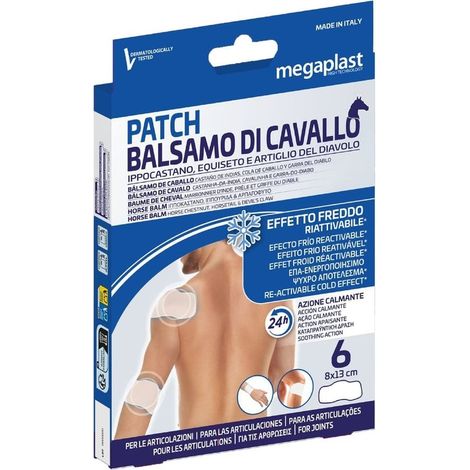 TrAdE Shop Traesio - Set 6pz Patch Cerotti 8x13cm Azione Calmante Effetto Rinfrescante Per Articolazioni 085995 -