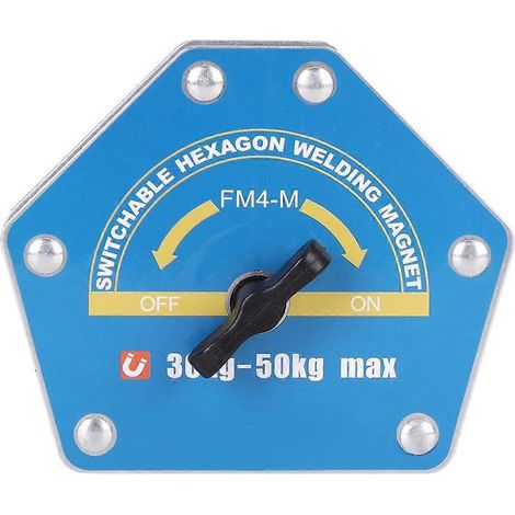 Magnetischer Schweißortungsgerät, umschaltbar, sechseckig, starke Saugkraft in verschiedenen Winkeln, 30–50 kg, FM4 M