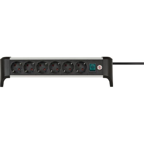Strock Socket de línea Alu-informes 6 veces 3M H05VV-F3G1.5 (1/4)