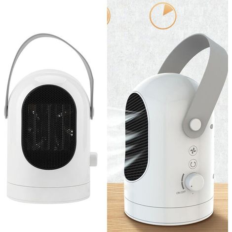 Portable 600W Heater. 180° Rotating. Fast Heating. Quiet Operation. For Office and Home. EU Plug. 220V/50Hz (1/5)