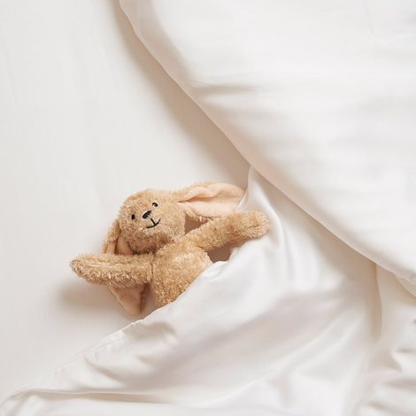 Housse de couette enfant 100% lyocell Lyocell thermorégulatrice et anti-allergique - Blanc - PANGIVO (1/2)