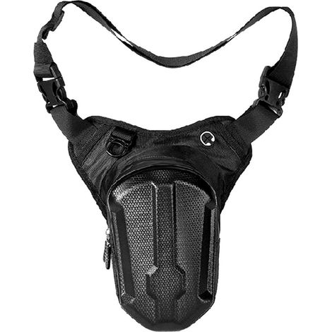 Motorrad Beintasche & Bauchtasche 2in1 für Damen Herren, Hartschalen Oberschenkeltasche (1/5)