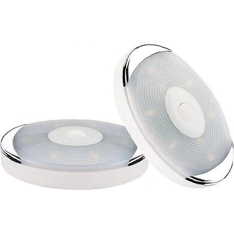 Lampe de nuit LED à détecteur de mouvement, lumière chaude, pour sous-meuble, armoire, chambre, cuisine, escaliers (1/4)
