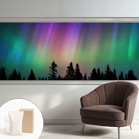 Papier peint avec colle pour décoration moderne de salon chambre à coucher cuisine et bureau Facile Ciel magique 250x104 cm (1/5)