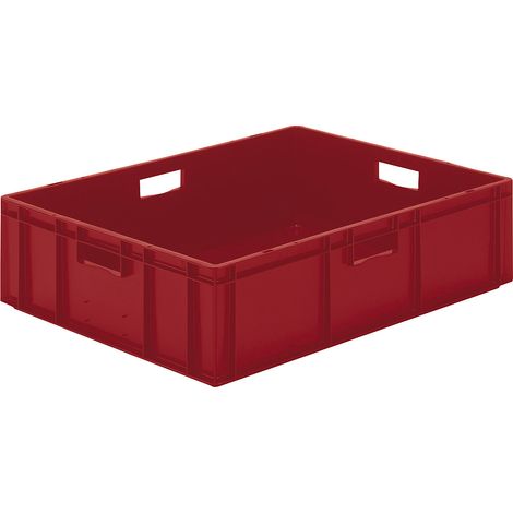 Caisse de transport 800x600x210 mm rouge (1/4)