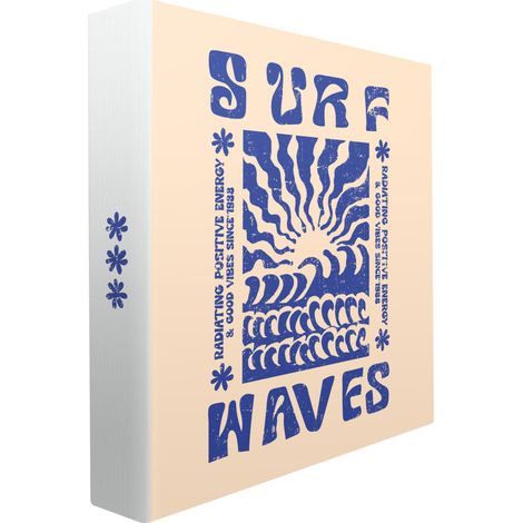 Album photos pochettes Waves 400 photos 11,5x15 cm, 80 pages, 400 photos, dimensions totales : 378x338x60 mm - marque française