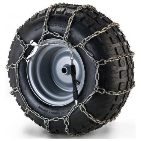 Par de cadenas de nieve para ruedas de tractor de césped 18'' ORIGINAL CASTELGARDEN