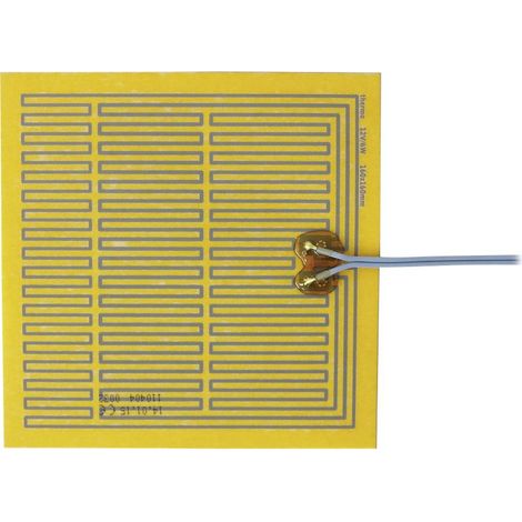 Thermo TECH Poliestere Lamina riscaldante Autoadesivo 12 V/DC, 12 V/AC 6 W Tipo di protezione IPX4 (L x L) 160 mm x 160