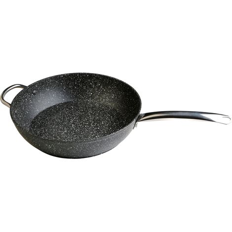 Sartén Honda WECOOK 32cm Antiadherente TodoFuego Granite Ref 71032 (1/2)