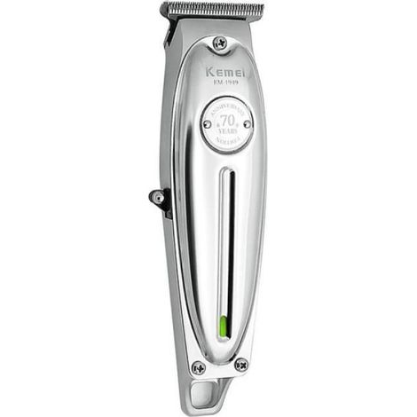 Tondeuse À Cheveux - Sans Fil - Lame En Acier Inoxydable - Finition 0 mm - Pour Homme - 1 Pièce (1/4)
