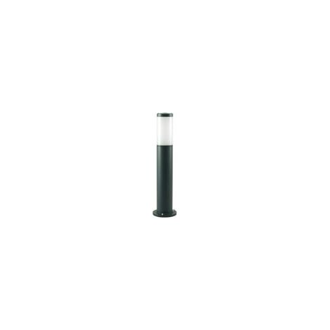 Palo in Alluminio Pressofuso con Diffusore Opalino - Altezza 180mm, Diametro 60mm, IP43 nero (1/4)