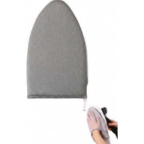 Mini Ironing Board, Grey Portable Ironing Stand, Foldable Tray with Non-Stick Surface, Ideal for Quick Ironing Sleeves, Ties and Small Items (1/5)