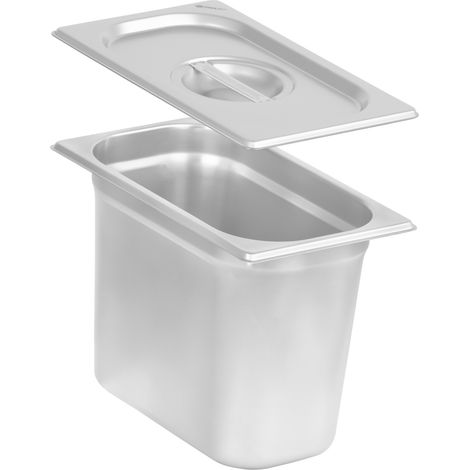 Mahlzeit Contenitore GN 1/4 con coperchio  Altezza 200 mm  Diverse dimensioni disponibili, gastro (1/5)