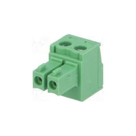 Regleta Bornas Hembra  2Pin Paso 3,81mm
