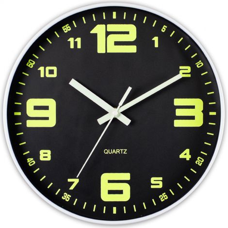 Helle digitale Wanduhr, geräuschlos