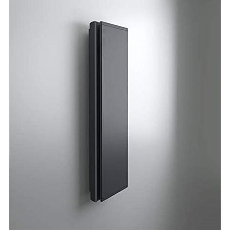 Radiatore elettrico verticale WI-FI con luce led 110x45 cm colore grigio antracite Radialight ICON ICO10112  Nero opaco