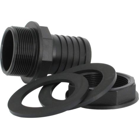 Trop-plein cuve eau 1000L - Embout droit Diamètre 50 mm