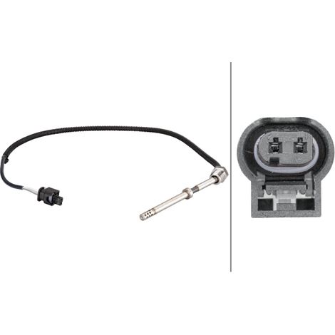 Capteur, température des gaz Hella 6PT 010 376-121 MERCEDES-BENZ 0009058804
