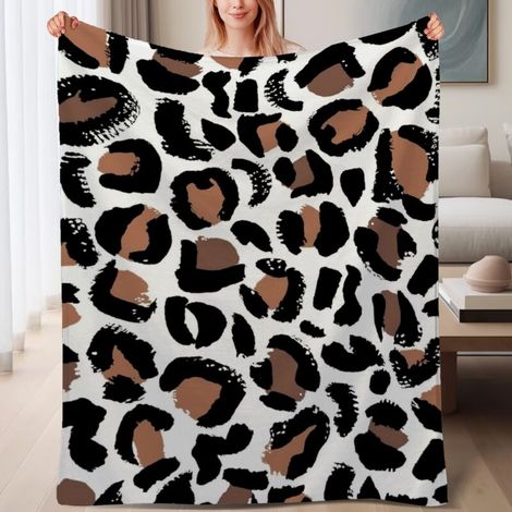 Couverture de lit en polaire, couverture légère et cosy en microfibre pour le printemps, décoration intérieure, cadeau pour femmes hommes, 6080 pouces (1/4)