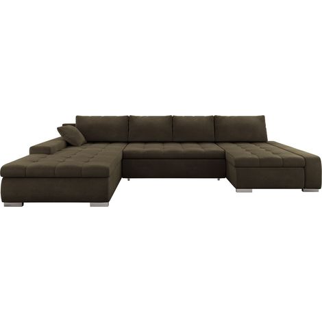 Canapé d'angle Comfivo Oliva, Wave 09, Disponible, 394x213x80cm, 0 (1/5)