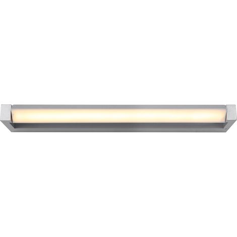 Wandleuchte Flurleuchte Wohnzimmerlampe LED Badezimmerlampe Metall Silber (1/5)