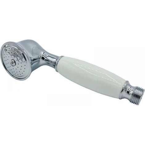 Douchette à main, outil de salle de bain, buse en cuivre, galvanoplastie, peinture en aérosol portable (chromée)