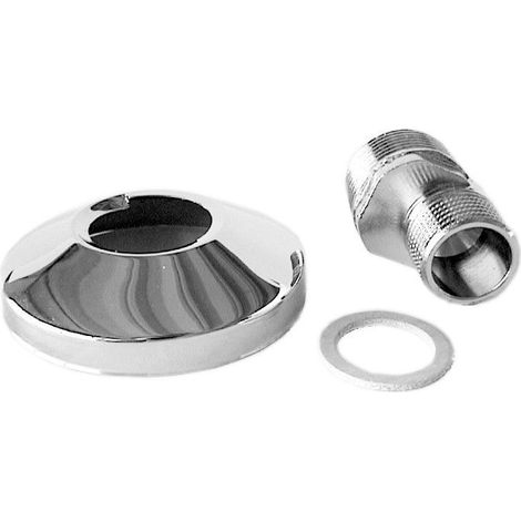 Raccord excentré M 1/2" - M 3/4" avec rosace (1/2)