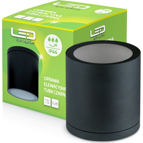 Luminaria de fachada 1xGU10 negra (1/5)