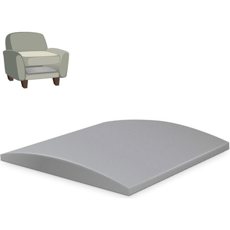 Support de coussin de canapé 50 x 50 cm, mousse de réparation de canapé, support de siège de meuble incurvé, remplacement de réparation de canapé haute densité pour canapé, canapé (1/5)