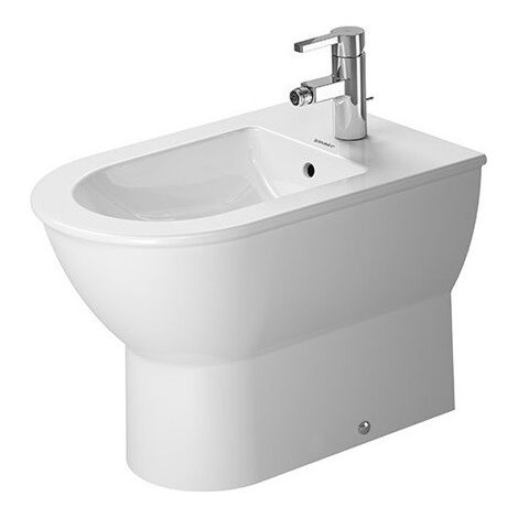 Bidet DARLING NEW Piano rubinetteria filo muro ÜL 370x570mm 1 foro bianco Wondergliss