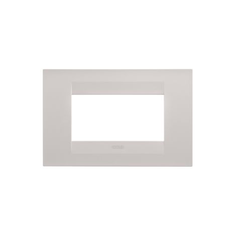 PLAQUE GEO 4P NATUREL BEIGE SATIN GEWISS GW16404VL (1/4)