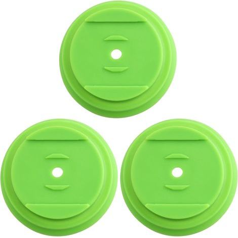 Lot de 3 supports de lame de tondeuse à gazon en plastique pour outils électriques sans fil 64 x 20 mm Vert (1/5)