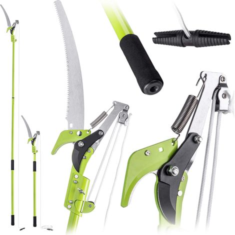 Filiyano-Scie d'élagage télescopique KADAX, lame de 29 cm, pour branches, 142-287 cm (1/4)