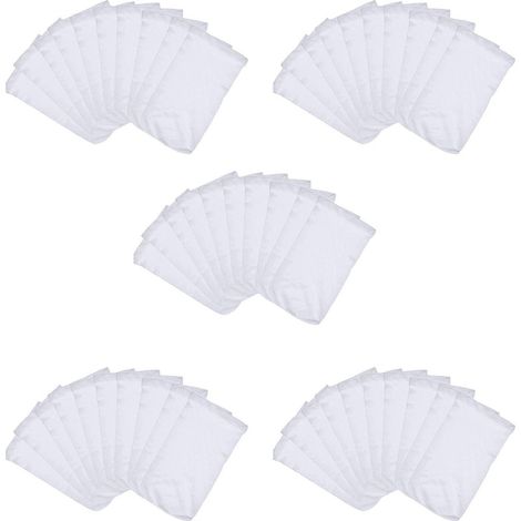 Lot de 50 manchons de protection pour filtres d'écumoire de piscine, housses de protection pour paniers de filtres d'écumoire, manchons de protection pour filtres d'écumoire de piscine pour filtrer le (1/5)