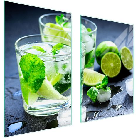 PIASTRA PROTETTIVA IN VETRO PER CUCINA 65x52 LIME (1/5)