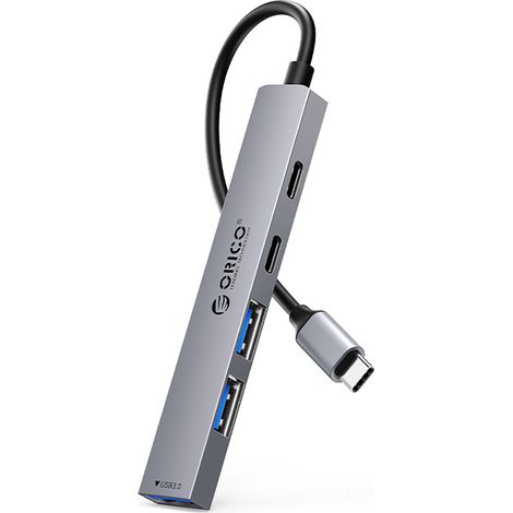 Hub YSB4-U2 USB-C a USB-A USB-C - Estación de acoplamiento gris (1/2)