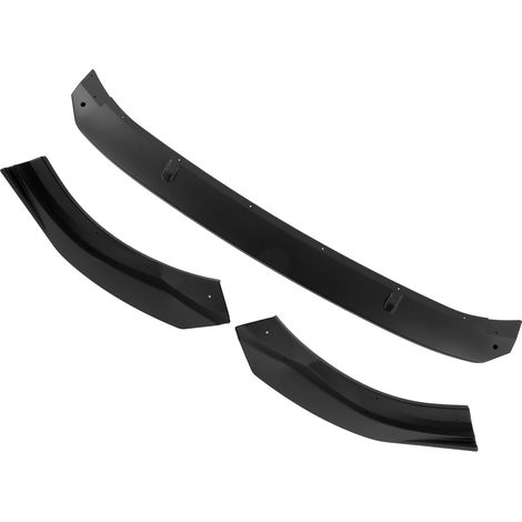 3x Frontspoilerlippe, mattschwarz, kompatibel mit VW Golf 8 Standard ab 2021 (1/5)