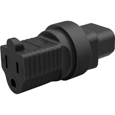 Adaptateur secteur IEC320 C14 mâle vers Nema 5-15R femelle 3 broches US