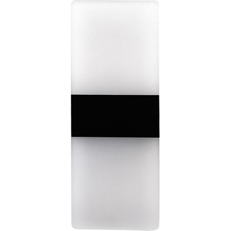 Aplique de pared moderno de 6W AC 85-265V, iluminación hacia arriba y hacia abajo, LED acrílicos, para dormitorio, balcón, pasillo, escalera.