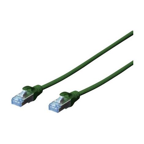 Digitus DK-1532-010/G RJ45 Câble réseau, câble patch CAT 5e SF/UTP 1.00 m vert torsadé par paire 1 p (1/2)
